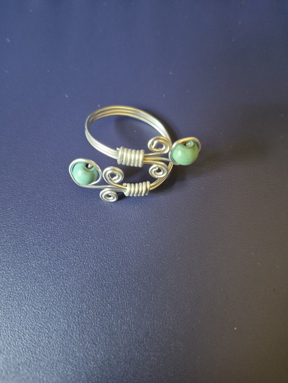 Handcrafted Turquoise Adjustable Ring